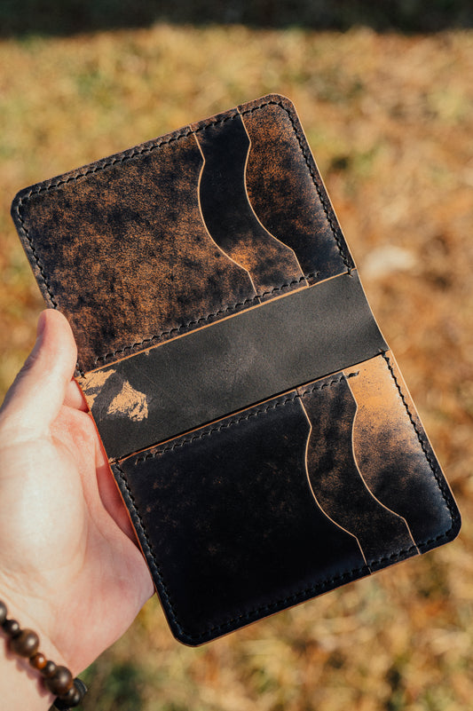 Shell Cordovan "The Morgan" in Marbled Black