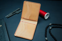 Black Men's Shell Cordovan Bifold Wallet - The Dillon - DarkSkyLeather