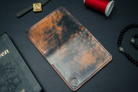 Shell Cordovan "The Morgan" in Marbled Black - DarkSkyLeather