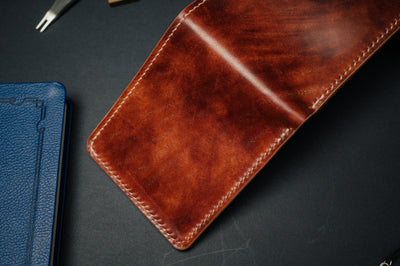 The Dillon — Museum Cognac Rocado Shell Cordovan Bifold