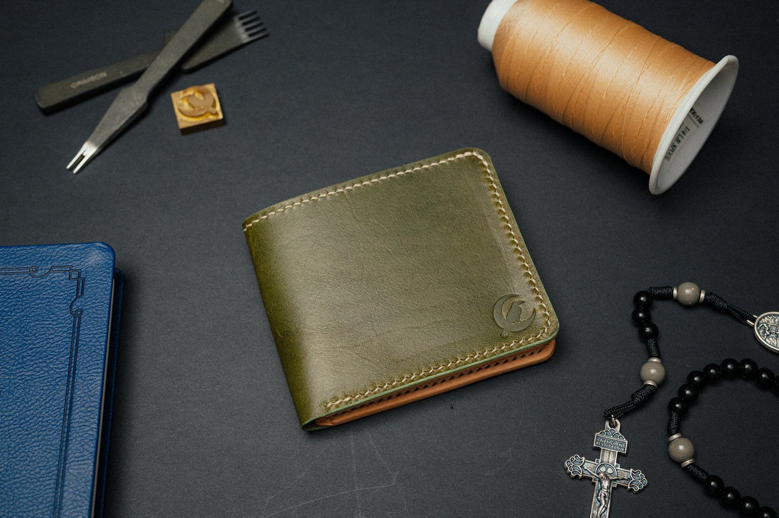 The Dillon — Olive Buttero Bifold Wallet