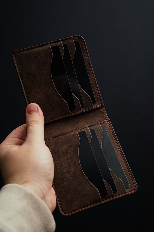 The Dillon - Handmade Full-Grain Leather Bifold Wallet