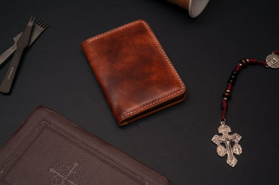 The Morgan — Cognac Card Wallet