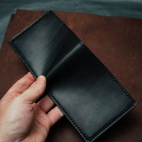 Classic Full Grain Bifold Leather Wallet - The Adams - DarkSkyLeather
