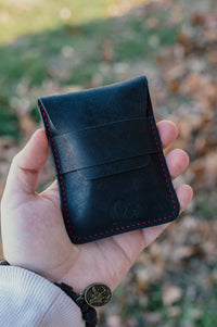 Full Grain Rosary Pouch - The Crusader - DarkSkyLeather