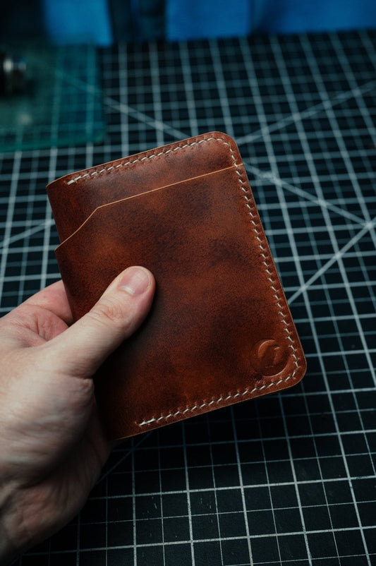 The Hosea - Shell Cordovan & Full Grain - DarkSkyLeather