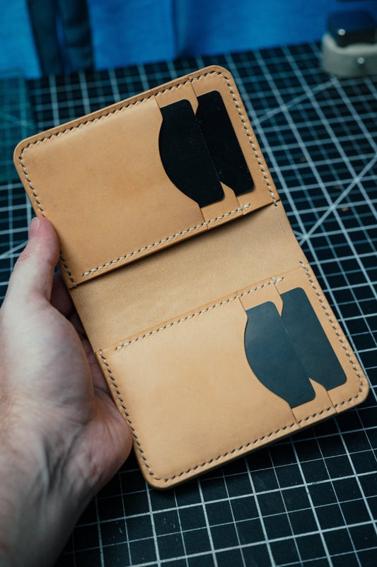 The Hosea - Shell Cordovan & Full Grain - DarkSkyLeather