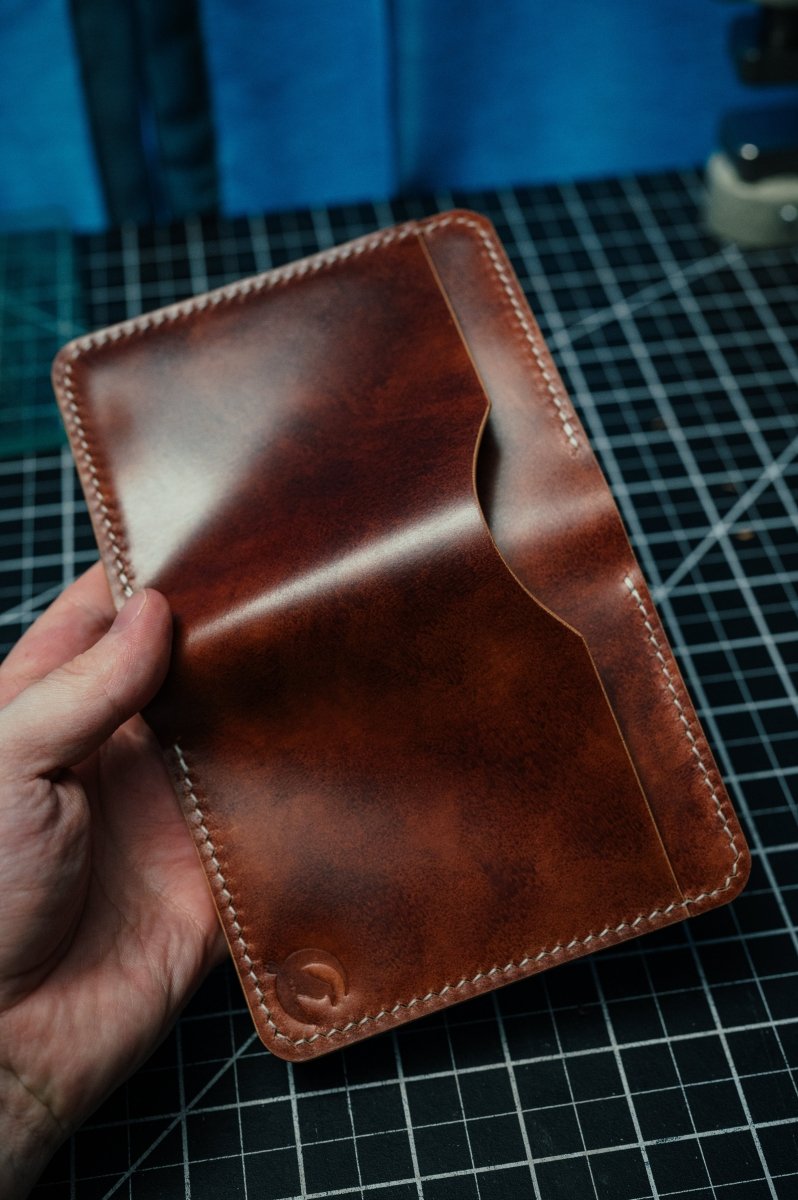 The Hosea - Shell Cordovan & Full Grain - DarkSkyLeather