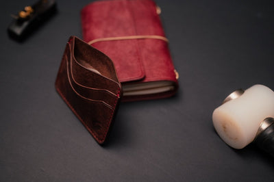 The Randall — Full Grain Card Wallet - DarkSkyLeather