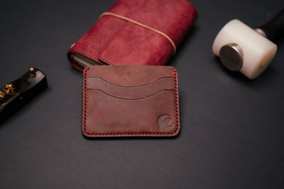The Randall — Full Grain Card Wallet - DarkSkyLeather
