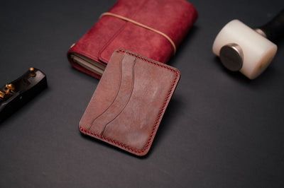 The Randall — Full Grain Card Wallet - DarkSkyLeather